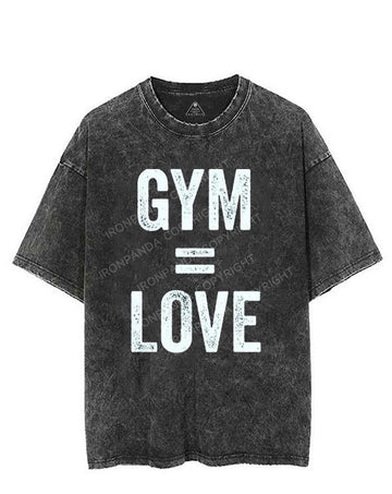 GYM=LOVE VINTAGE GYM SHIRT