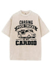 CHASING FOOD TRUCKS IS MY CARDIO VINTAGE GYM SHIRT