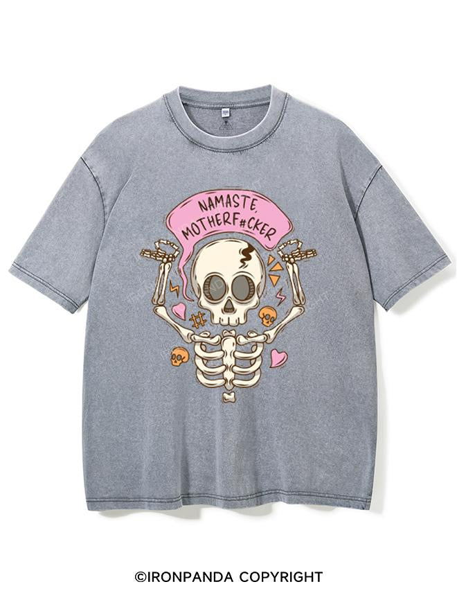 NAMASTE, MOTHERF#CKER VINTAGE GYM SHIRT