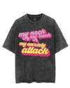 MY NECK MY BACK MY ANXIETY ATTACK VINTAGE GYM SHIRT