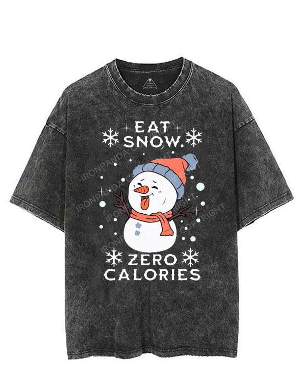 EAT SNOW ZERO CALORIES VINTAGE GYM SHIRT