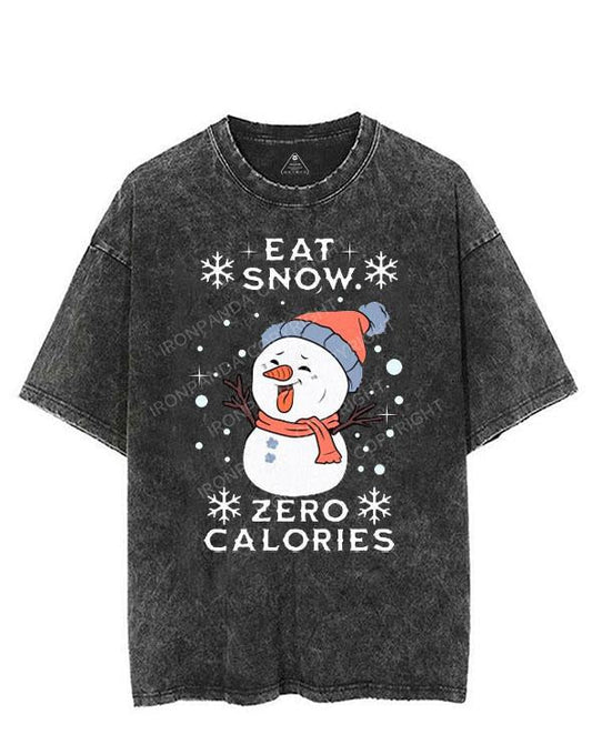 EAT SNOW ZERO CALORIES VINTAGE GYM SHIRT