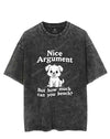 Nice Argument VINTAGE GYM SHIRT