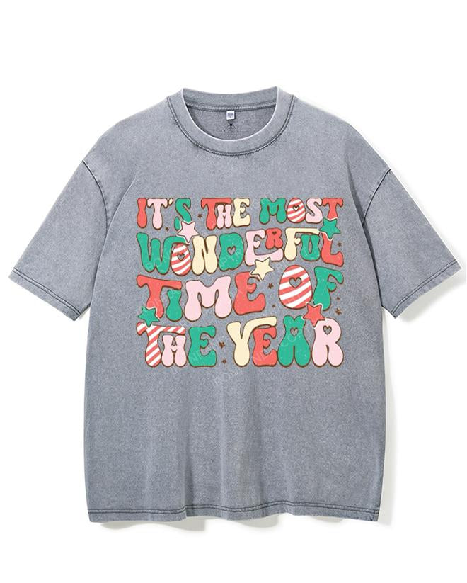 IT'S THE MOST WONDERFUL TIME OF THE YEAR VINTAGE GYM SHIRT