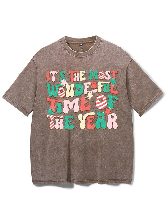 IT'S THE MOST WONDERFUL TIME OF THE YEAR VINTAGE GYM SHIRT