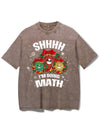 SHHHH I'M DOING MATH VINTAGE GYM SHIRT