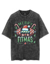 MERRY FITMAS VINTAGE GYM SHIRT