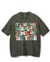 IT'S THE MOST WONDERFUL TIME OF THE YEAR VINTAGE GYM SHIRT