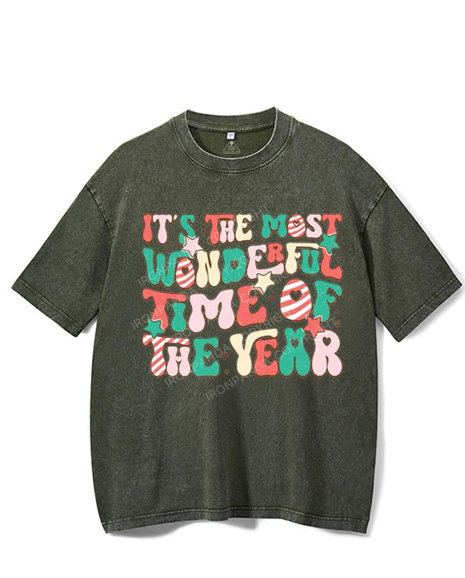 IT'S THE MOST WONDERFUL TIME OF THE YEAR VINTAGE GYM SHIRT