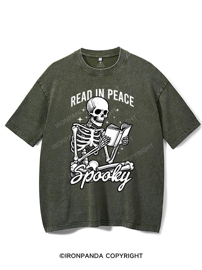 READ IN PEACE VINTAGE GYM SHIRT