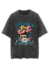 LIFT LIKE A COWGIRL VINTAGE GYM SHIRT