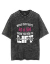 Move Over Boys Let A Girl Show You How to Lift VINTAGE GYM SHIRT