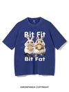 BIT FIT BIT FAT BUNNY VINTAGE GYM SHIRT