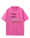 TOO BUSY ENJOYING LIFE VINTAGE GYM SHIRT