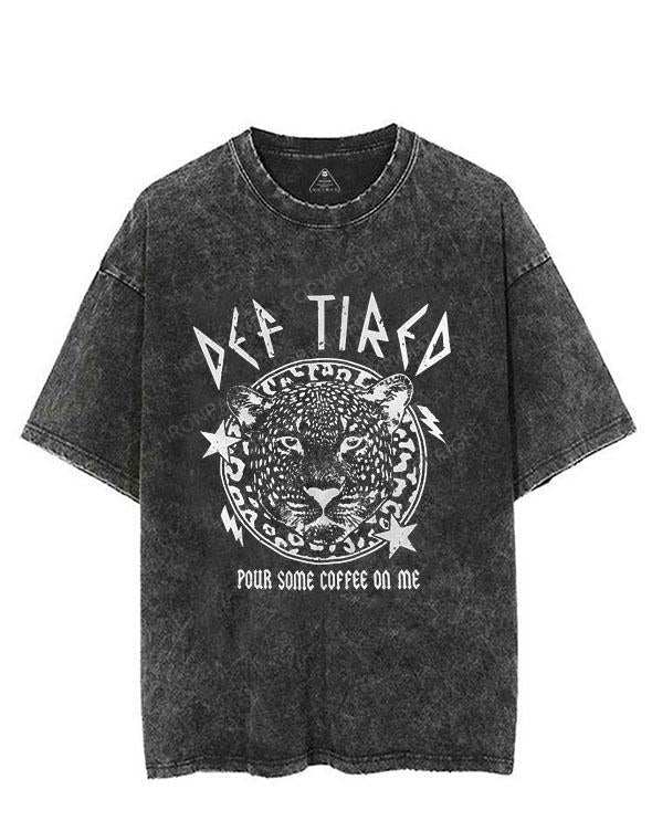 Def Tired Pour Some Coffee On Me VINTAGE GYM SHIRT