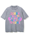 SORRY I'M LATE I DIDN'T WANT TO COME VINTAGE GYM SHIRT