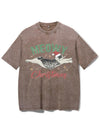 MEOWY CHRISTMAS VINTAGE GYM SHIRT