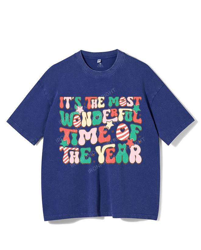 IT'S THE MOST WONDERFUL TIME OF THE YEAR VINTAGE GYM SHIRT