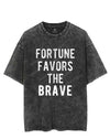 FORTUNE FAVORS THE BRAVE VINTAGE GYM SHIRT
