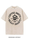 COFFEE SHOTS HEAVY SQUATS VINTAGE GYM SHIRT
