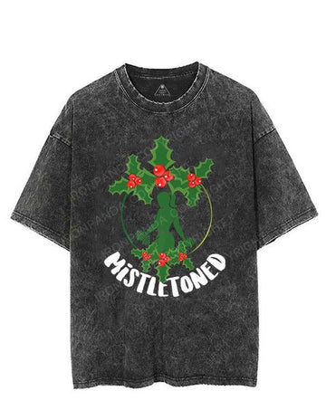 Mistletoe Toned VINTAGE GYM SHIRT