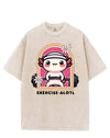 EXERCISE-ALOTL VINTAGE GYM SHIRT