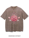 PEACE & LOTUS VINTAGE GYM SHIRT