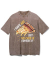 I HAVE ABS BUT THE CHEESE COVERS IT VINTAGE GYM SHIRT