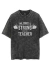 The Force Is Strong With This Teacher VINTAGE GYM SHIRT