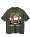 JINGLE BELLS BARBELL SWELLS VINTAGE GYM SHIRT
