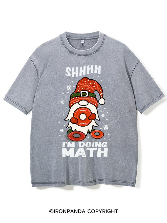 SHHHH I'M DOING MATH GOBLIN VINTAGE GYM SHIRT