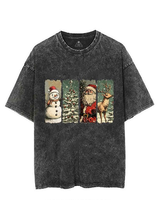Retro Christmas VINTAGE GYM SHIRT