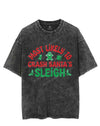 MOST LIKELY TO CRASH SANTA'S SLEIGH VINTAGE GYM SHIRT