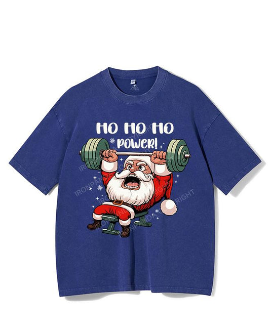HO HO HO POWER! VINTAGE GYM SHIRT