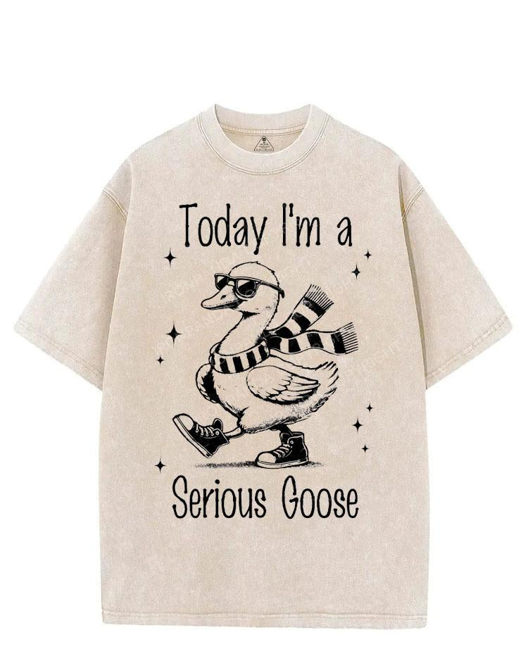 TODAY I'M A SERIOUS GOOSE VINTAGE GYM SHIRT