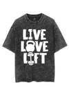 LIVE LOVE LIFT VINTAGE GYM SHIRT
