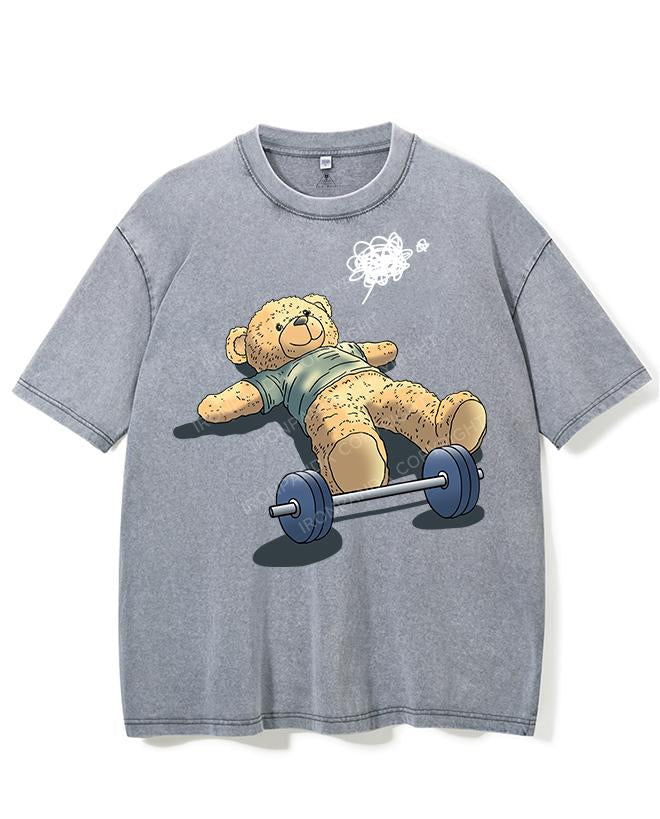 TEDDY'S BENCH HUSTLE VINTAGE GYM SHIRT