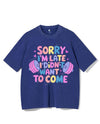 SORRY I'M LATE I DIDN'T WANT TO COME VINTAGE GYM SHIRT