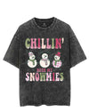 CHILLIN' WITH MY SNOWMIES VINTAGE GYM SHIRT