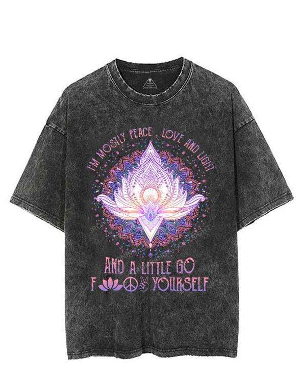 I'M MOSTLY PEACE VINTAGE GYM SHIRT