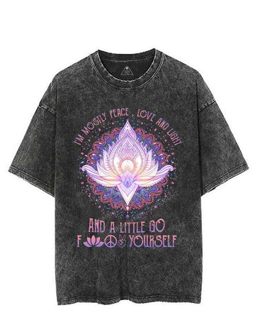 I'M MOSTLY PEACE VINTAGE GYM SHIRT