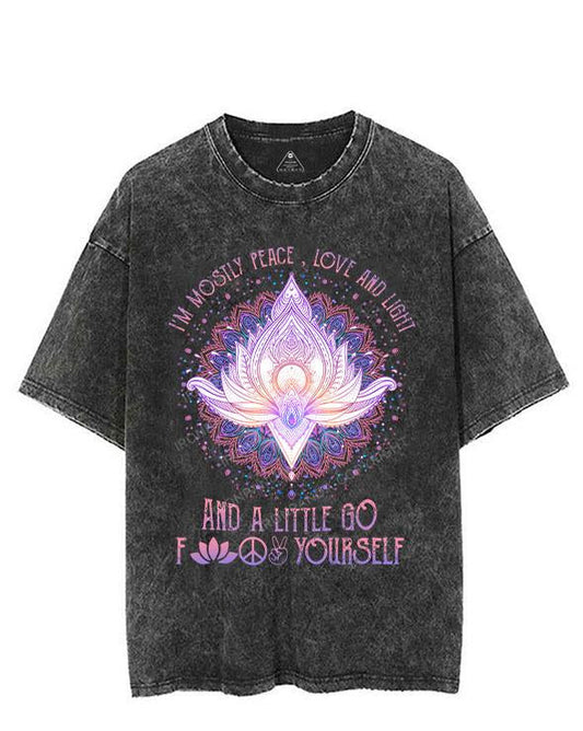I'M MOSTLY PEACE VINTAGE GYM SHIRT