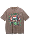 MERRY FITMAS VINTAGE GYM SHIRT