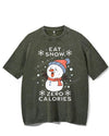 EAT SNOW ZERO CALORIES VINTAGE GYM SHIRT