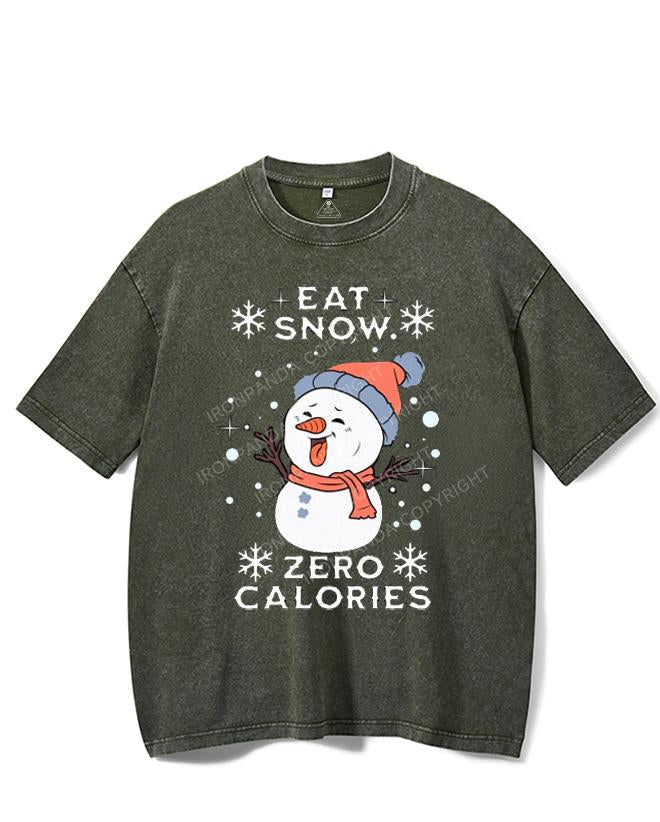 EAT SNOW ZERO CALORIES VINTAGE GYM SHIRT