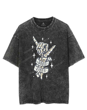 GOOD VIBES VINTAGE GYM SHIRT