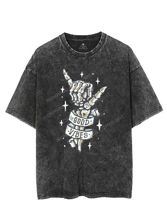 GOOD VIBES VINTAGE GYM SHIRT