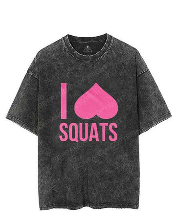 I Love Squa VINTAGE GYM SHIRT