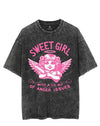 SWEET GIRL WITH A LIL BIT OF ANGER ISSUES VINTAGE GYM SHIRT
