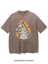 ANGRY SKELETON KITTEN KILLER VINTAGE GYM SHIRT